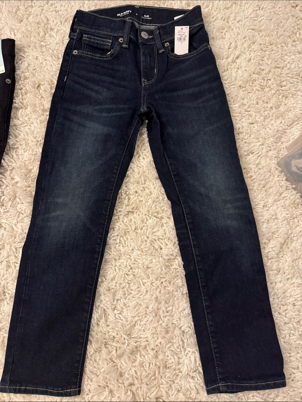 Old Navy boys Dark Indigo Straight Jeans